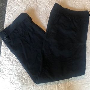 Talbots Navy Cargo Style Pants